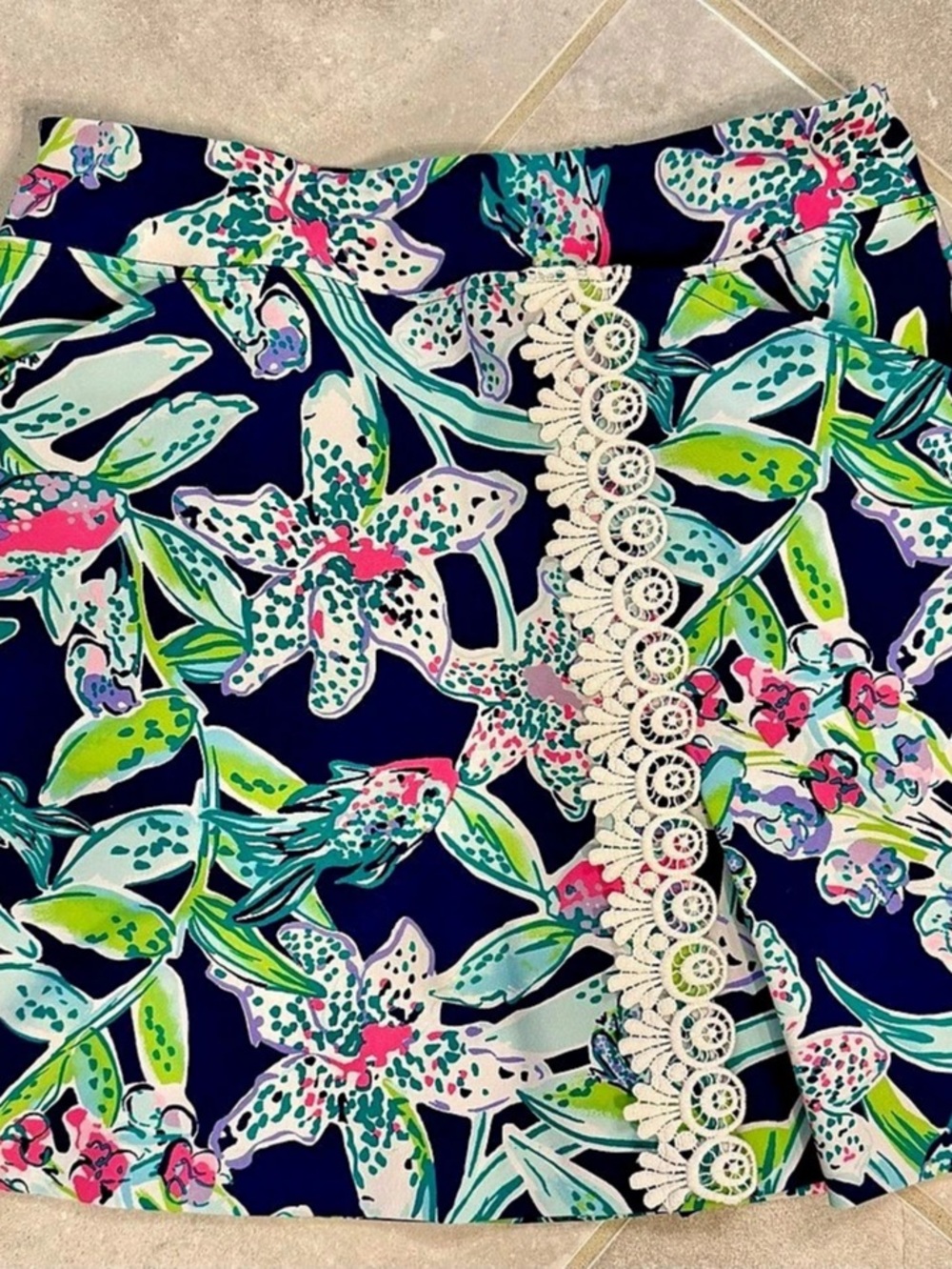 Lilly Pulitzer Fairway Performance Golf Skort UPF 50 size 0
